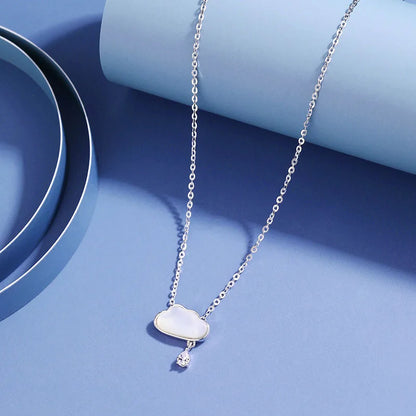 Cloud Shell Pendant Necklace