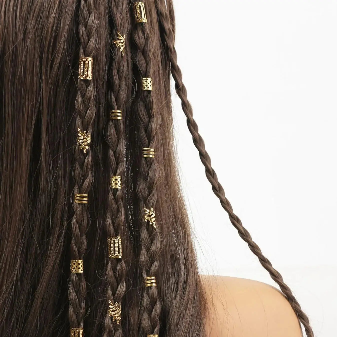 40 Piece Mixed Hair Rings