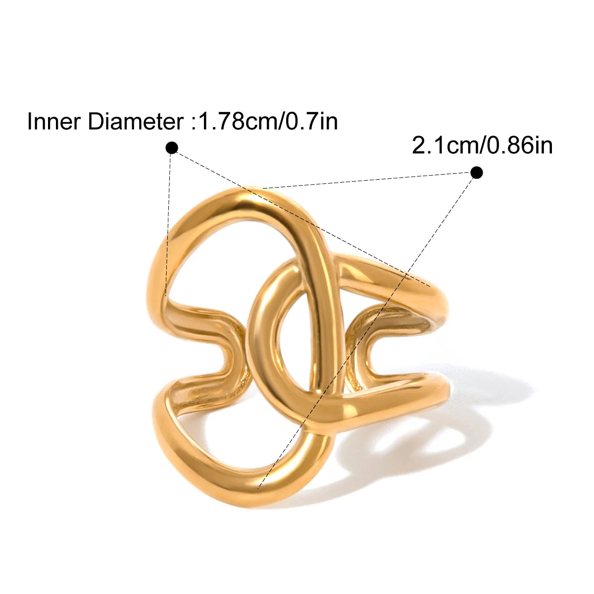 Irregular Wrap Adjustable Ring