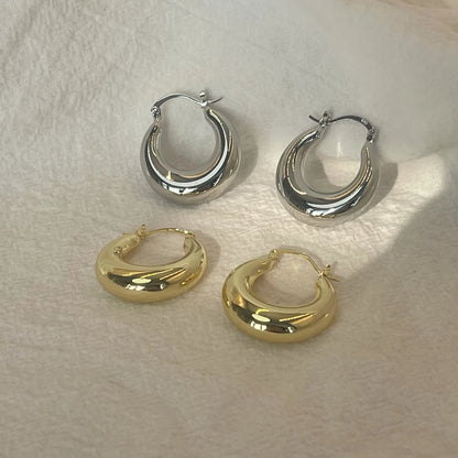 Exquisite Big Circle Hoop Earrings