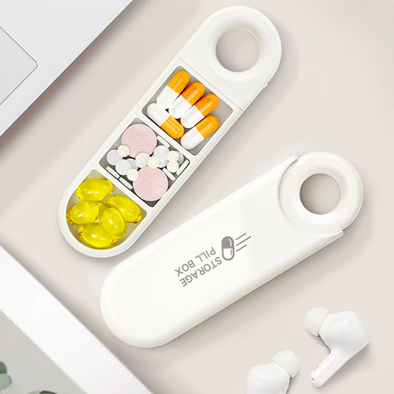 3 Compartment Mini Portable Pill Case