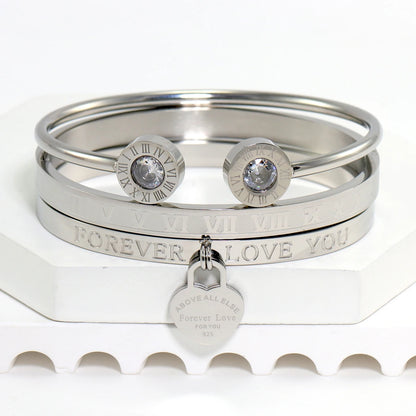 3 Piece Set Love Style Bracelet