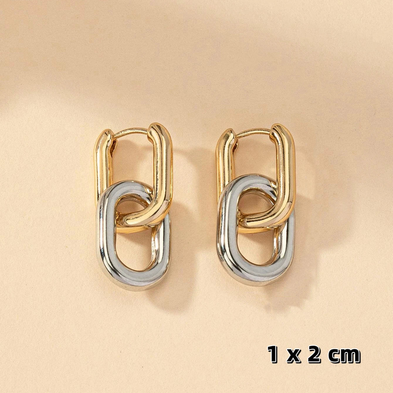 Geometric Square Hoop Earrings