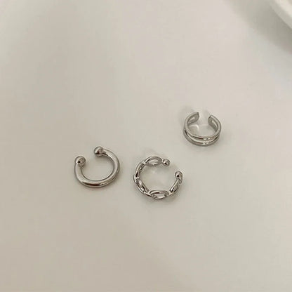 3 Piece Imitate Earrings Chunky Ear Cuffs