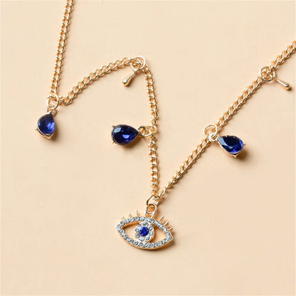 Blue Turkish Evil Eye Necklace