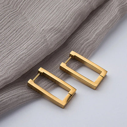 Rectangular Hoop Earrings