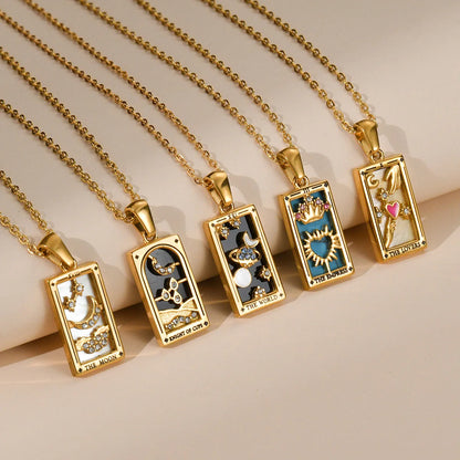 Tarot Card Amulet Necklace