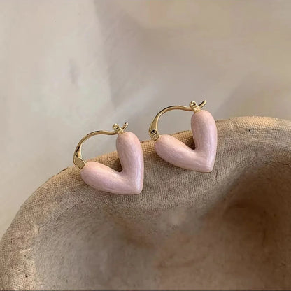 Love Heart Hoop Earrings