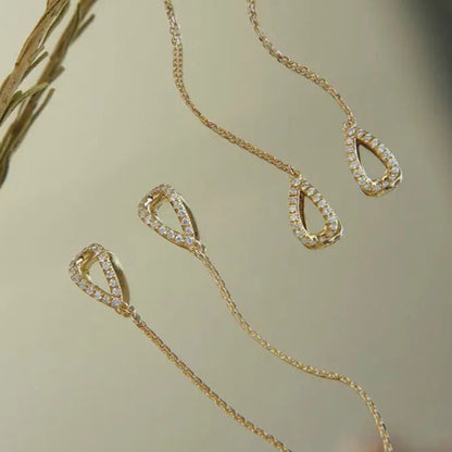 Drop Fine Long Hanging Earrings