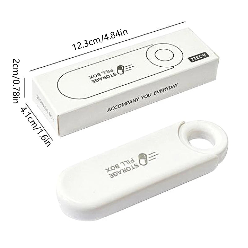 3 Compartment Mini Portable Pill Case