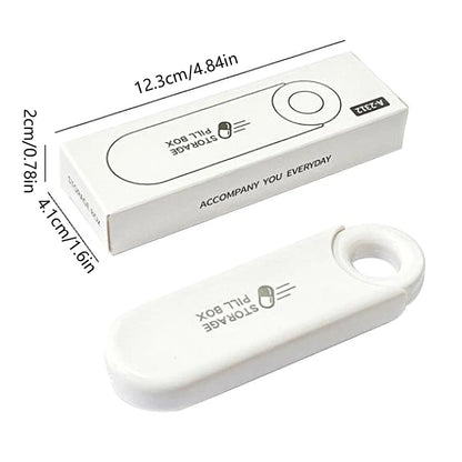 3 Compartment Mini Portable Pill Case