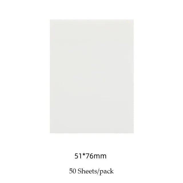 50 Sheets Transparent Post It Sticky Notepads