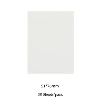 50 Sheets Transparent Post It Sticky Notepads