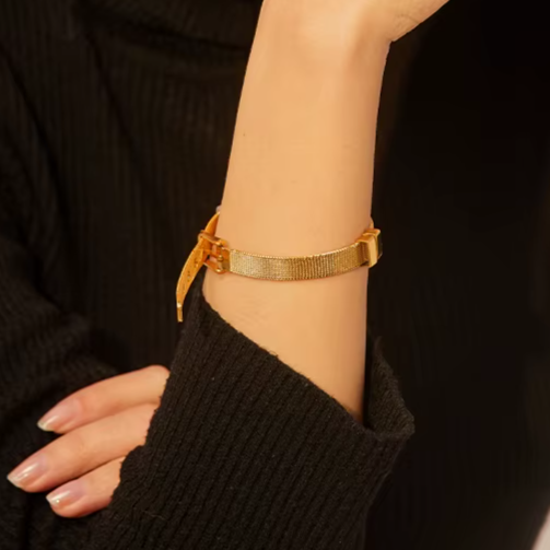 Chic Strap Buckle Bracelet